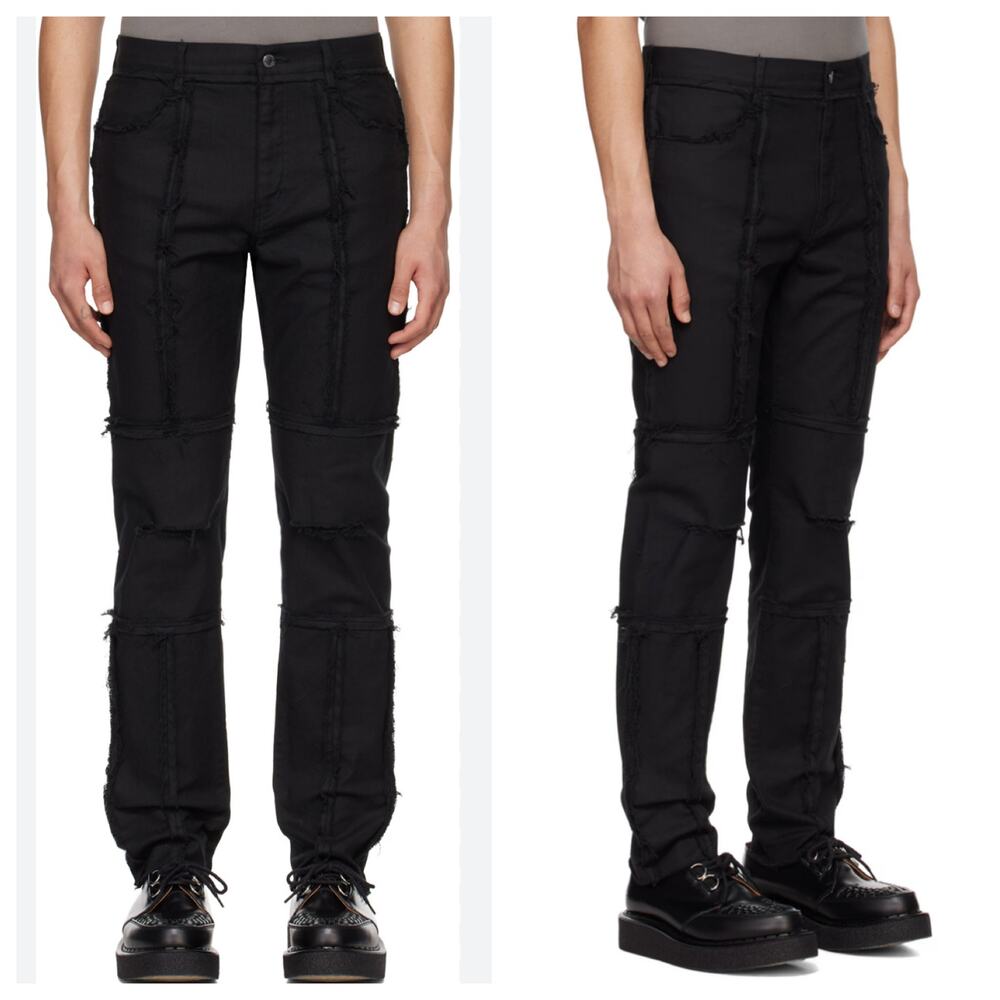 Undercover UP1D4504 Raw Edge Slim Fit Jeans